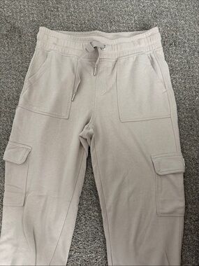 Calvin Klein Women's Light Beige Cargo Joggers